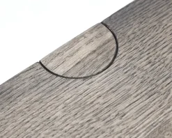 Reolopstilling med døre og skuffer røget eg