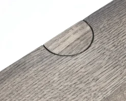 Reolopstilling med døre og skuffer røget eg