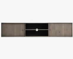 Reolopstilling Tv-sektion røget eg