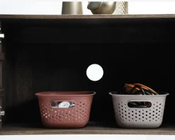 Reolopstilling Tv-sektion røget eg