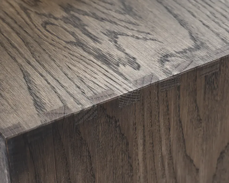 Reolopstilling Tv-sektion røget eg