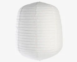 Rispapirlampe hvid Ø.30 cm