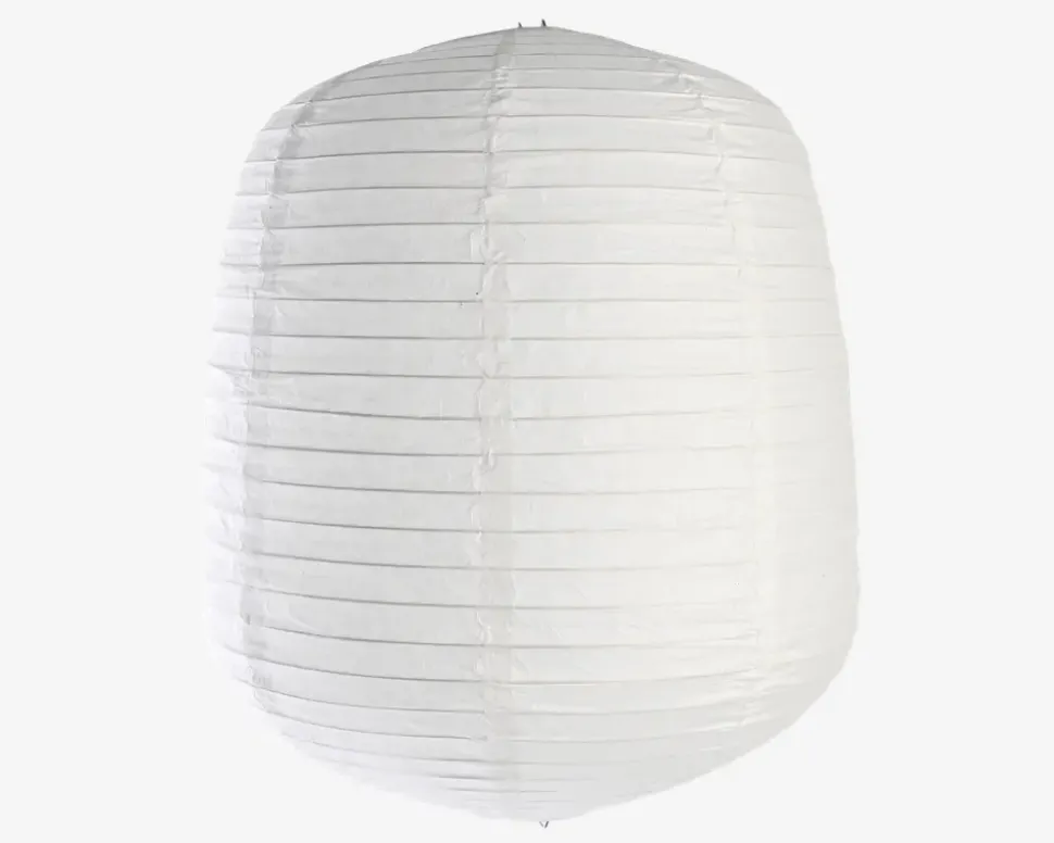 Rispapirlampe hvid Ø.30 cm