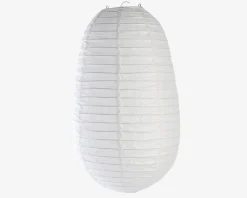 Rispapirlampe hvid Ø.30 cm