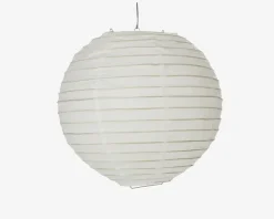 Rispapirlampe Hvid Uden Ophæng Ø.60 cm