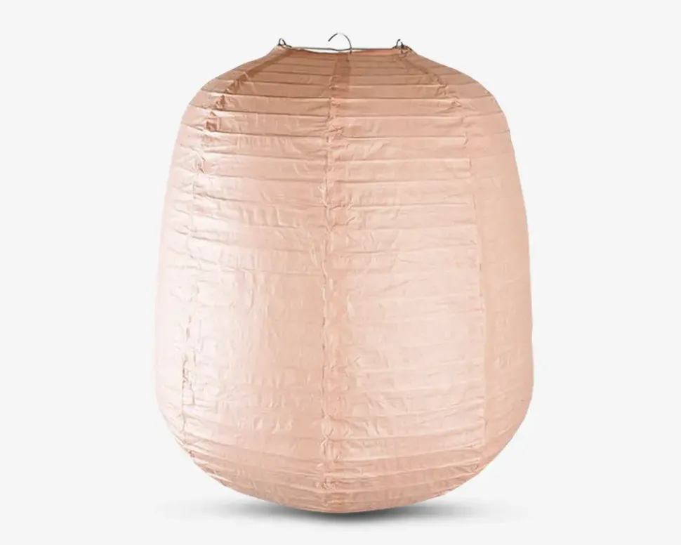 Rispapirlampe rosa Ø.30 cm