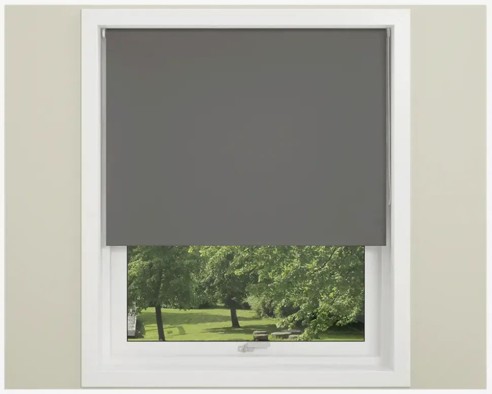 Rullegardin MørkL. Uni 120x175 cm Grå