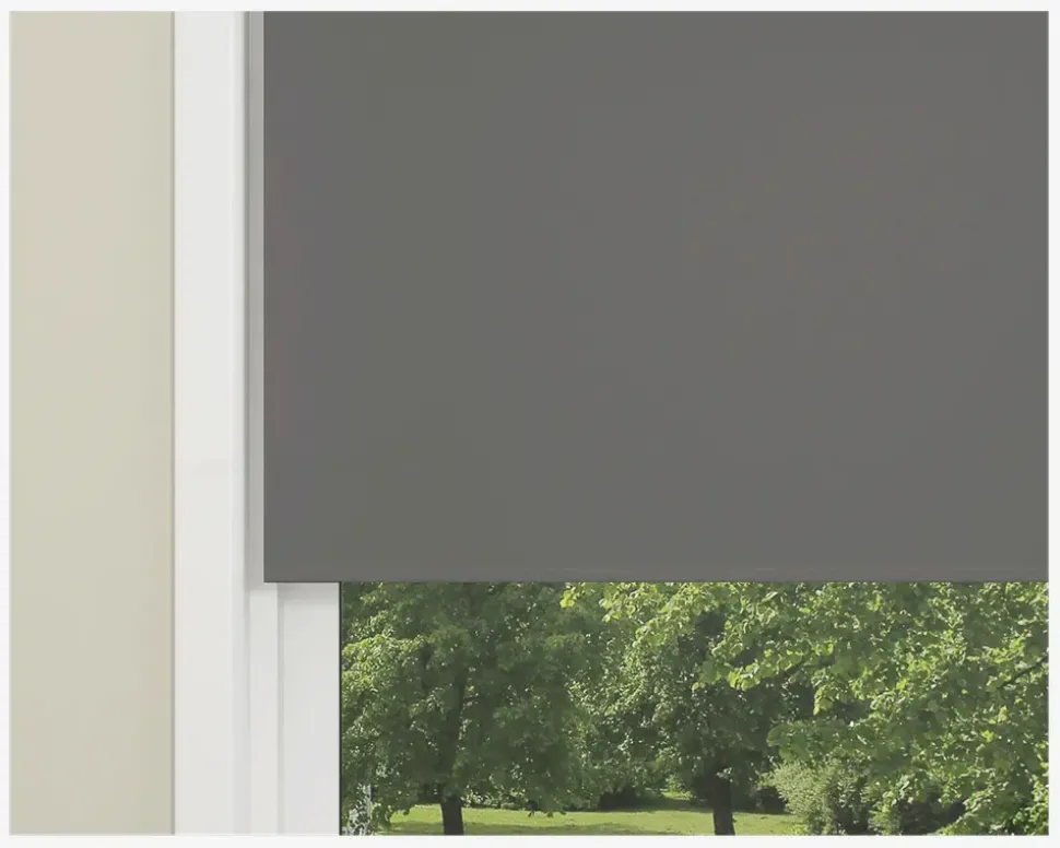 Rullegardin MørkL. Uni 120x175 cm Grå