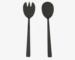 Salatbestik Sort 23,7 cm