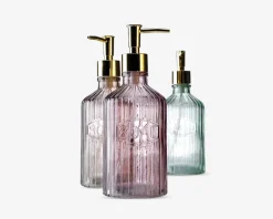 Sæbedispenser glas klar 450 ml