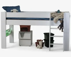 Seng Junior 90x200 Cm Hvidlakeret