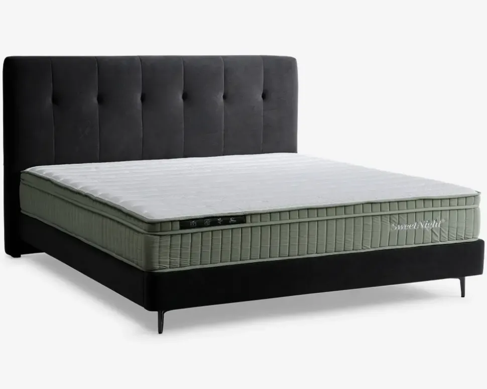 Seng komplet 180 x 200 cm grå