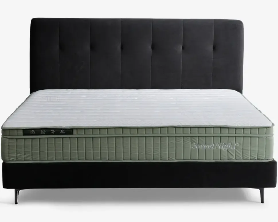 Seng komplet 180 x 200 cm grå