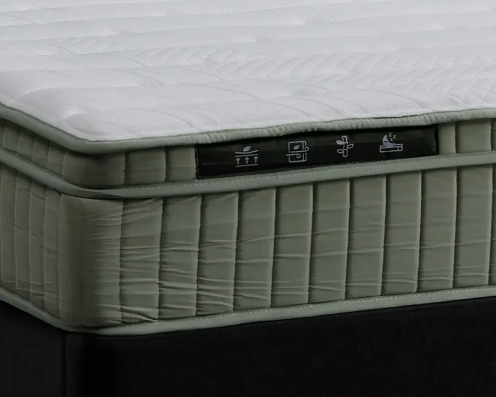 Seng komplet 180 x 200 cm grå