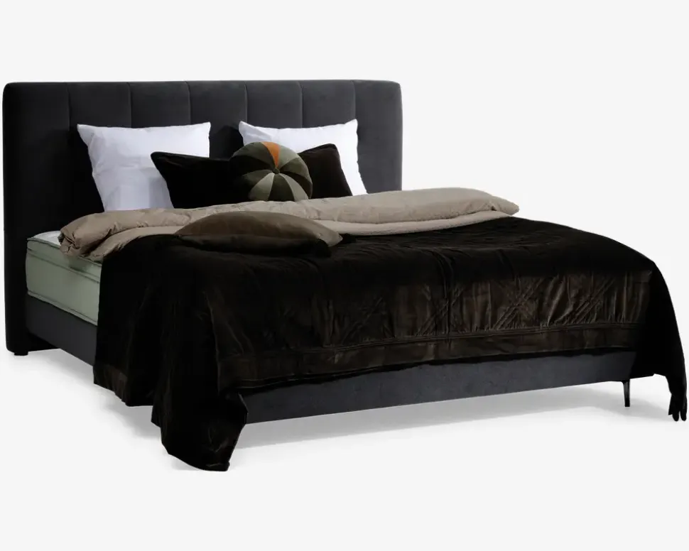 Seng komplet 180 x 200 cm grå