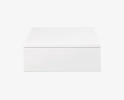 Sengebord Avignon med 1 skuffe hvid