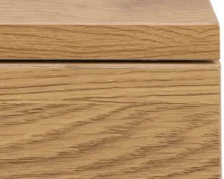 Sengebord Avignon med 1 skuffe vild eg kunstfiner