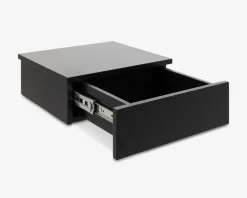 Sengebord Avignon med 1 skuffe sort