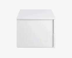 Sengebord Avignon med 2 skuffer hvid