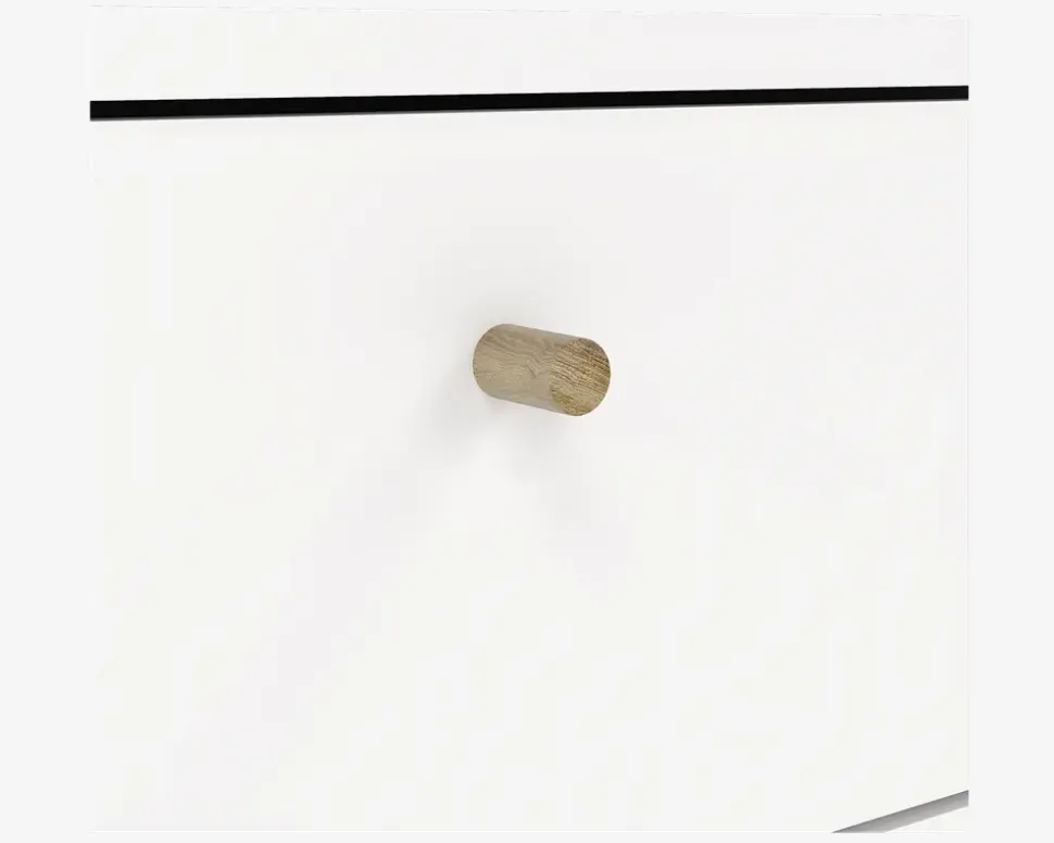 Sengebord Bodo i hvid