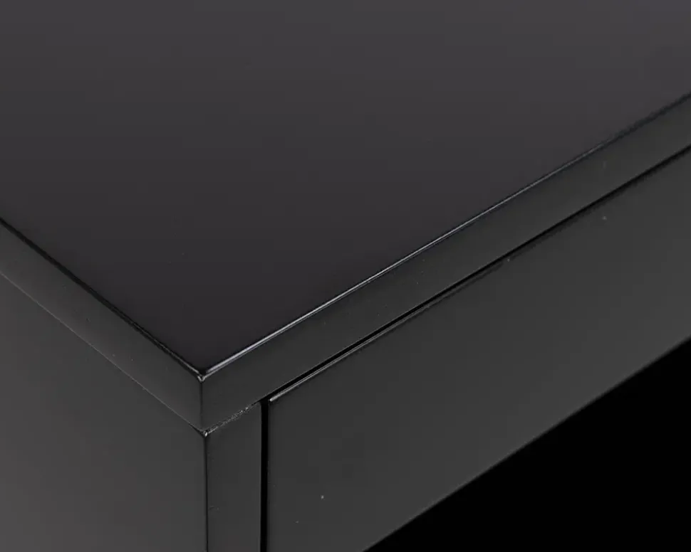 Sengebord Cholet med 1 skuffe sort