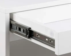 Sengebord Cholet med 1 skuffe hvid