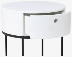 Sengebord m. 1 skuffe