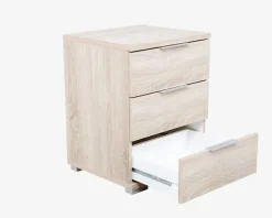 Sengebord m. 3 skuffer