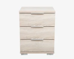 Sengebord m. 3 skuffer