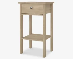 Sengebord Madrid eg med 1 skuffe