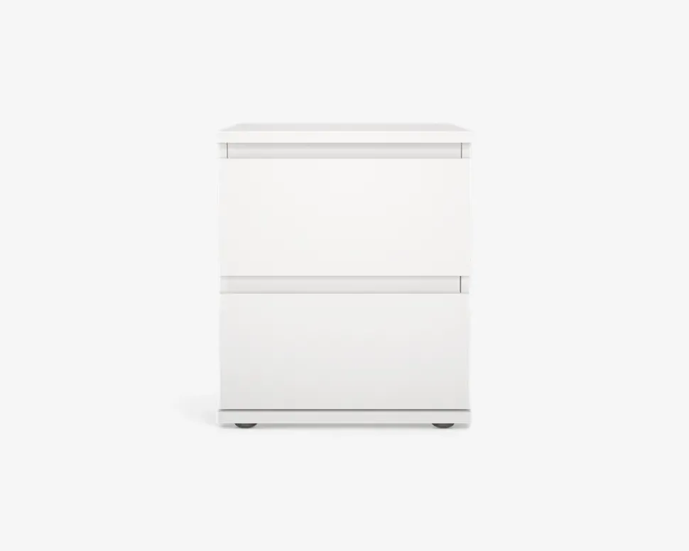 Sengebord Nova med 2 skuffer