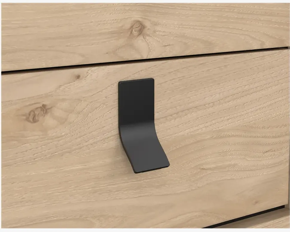 Sengebord Ry m. 2 skuffer eg