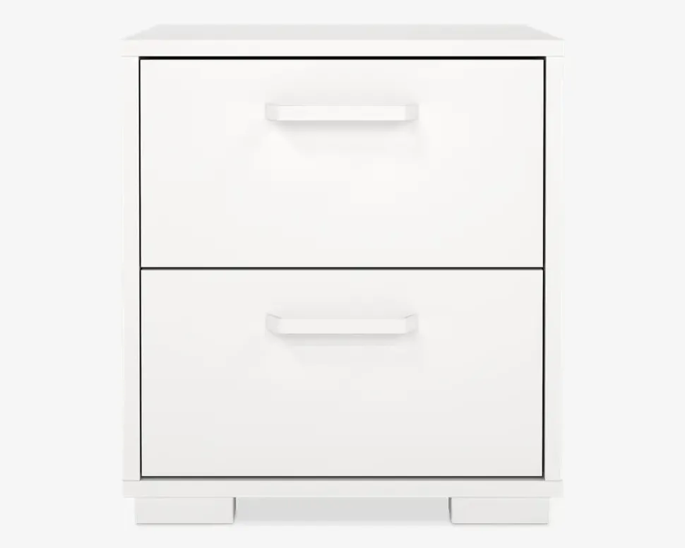 Sengebord Sofia med 2 skuffer