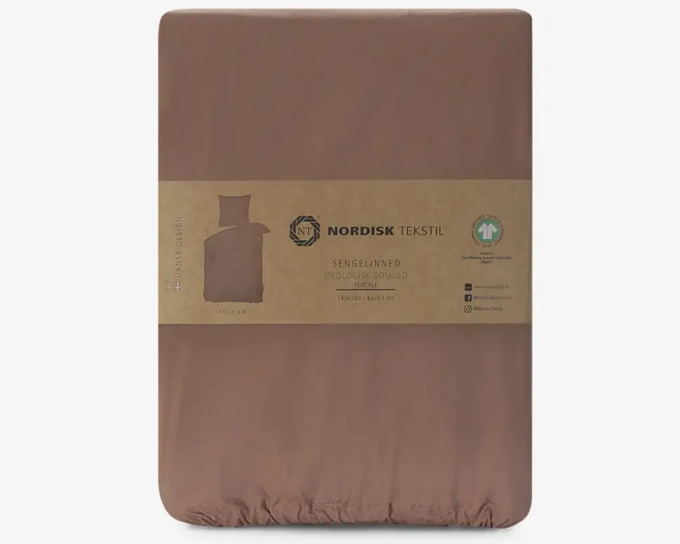 Sengesæt Kelly Raw Amber 140x200 cm