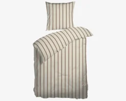 Sengesæt Kelly Stribet Natur 140x200 cm