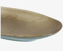 Serveringsfad Oval Petrol 31 x 17,5 cm