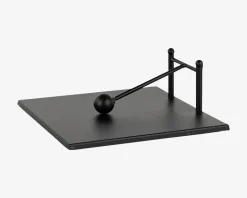 Servietholder Metal Sort 21x21cm
