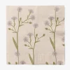 Servietter blomster 33x33 cm