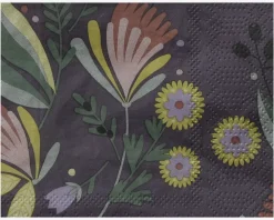 Servietter flower 33x33 cm