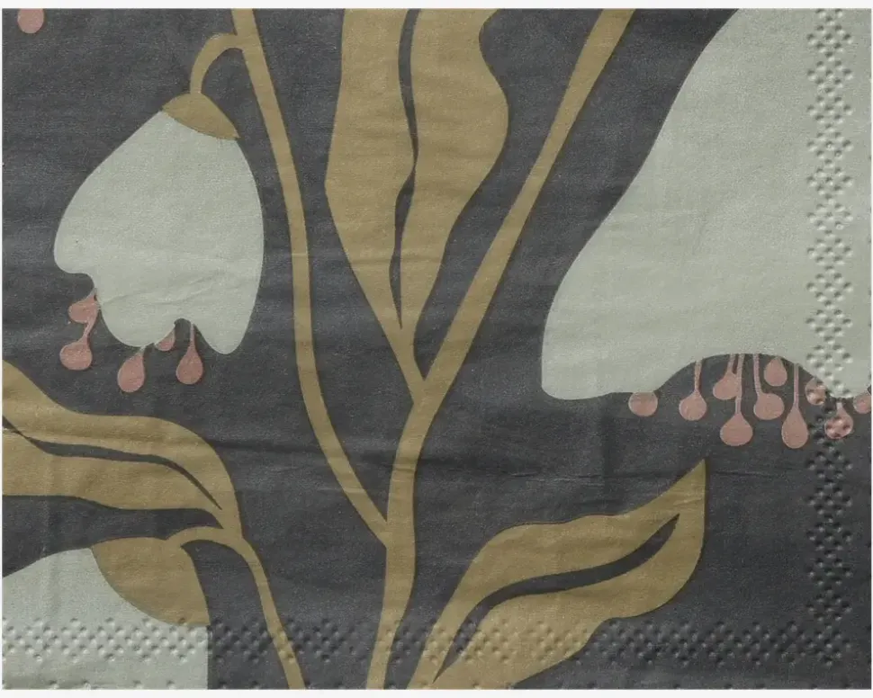 Servietter klokkeblomst 33x33 cm