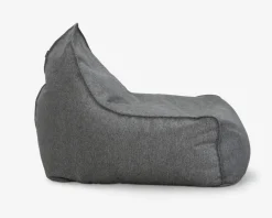 Sækkestol Chill grå møbelstof