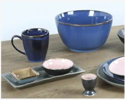 Skål Blå Ø.24 cm H.13 cm