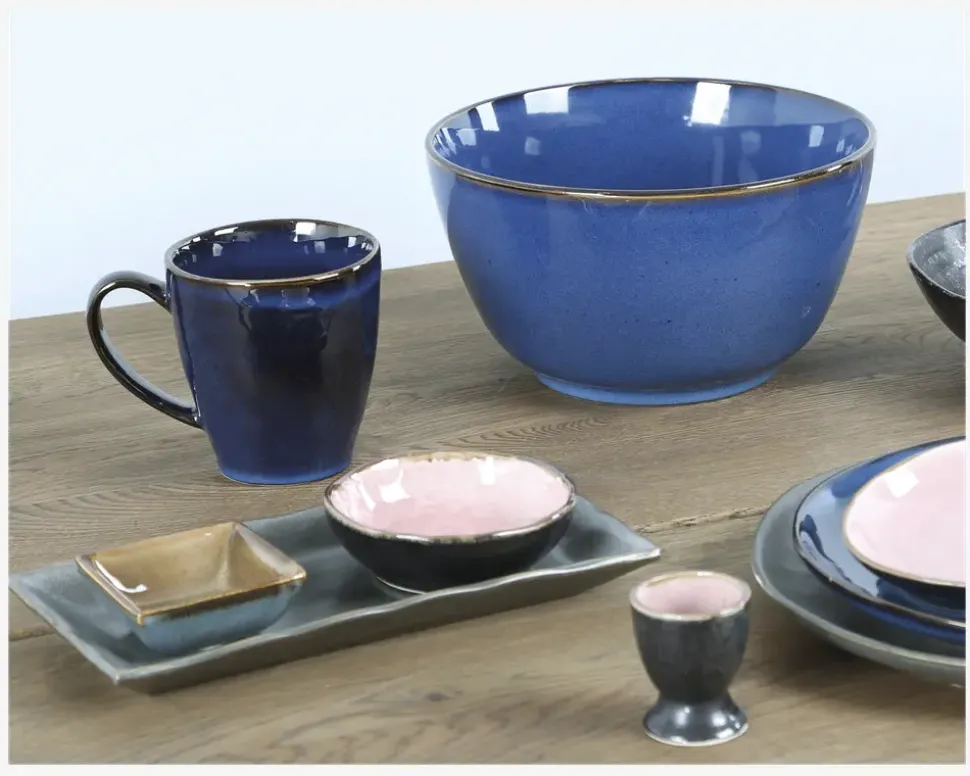 Skål Blå Ø.24 cm H.13 cm