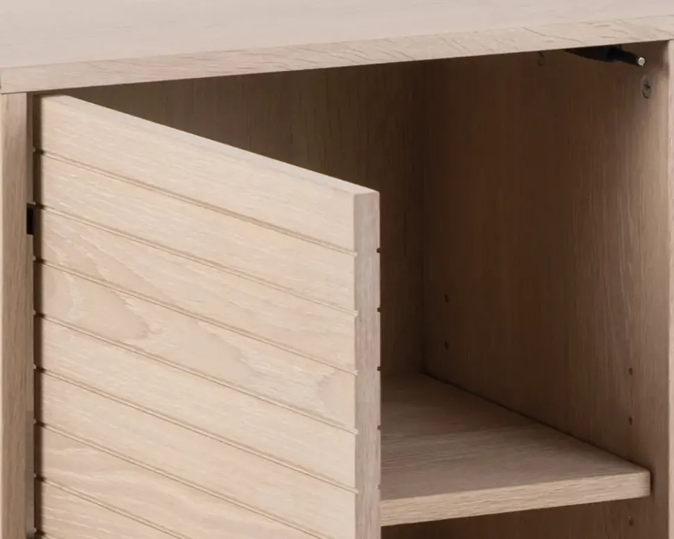 Skænk Linley i fineret hvidolieret eg