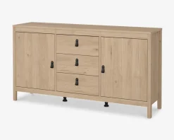 Skænk Madrid eg med 3 skuffer