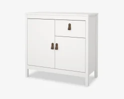 Skænk Madrid hvid med 1 skuffe