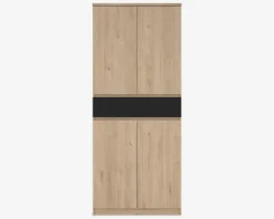 Skoskab Naia eg/sort H. 191,7 cm