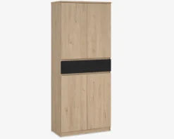 Skoskab Naia eg/sort H. 191,7 cm