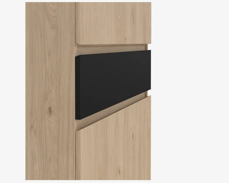 Skoskab Naia eg/sort H. 191,7 cm