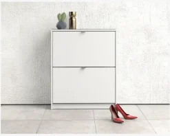 Skoskab Shoes m. 2 låger